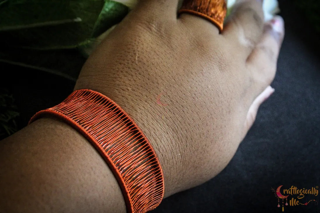 Wire Loom Bracelet – Handmade Wire Jewelry