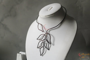 Leaf Wire Collar – Handmade Wire Jewelry