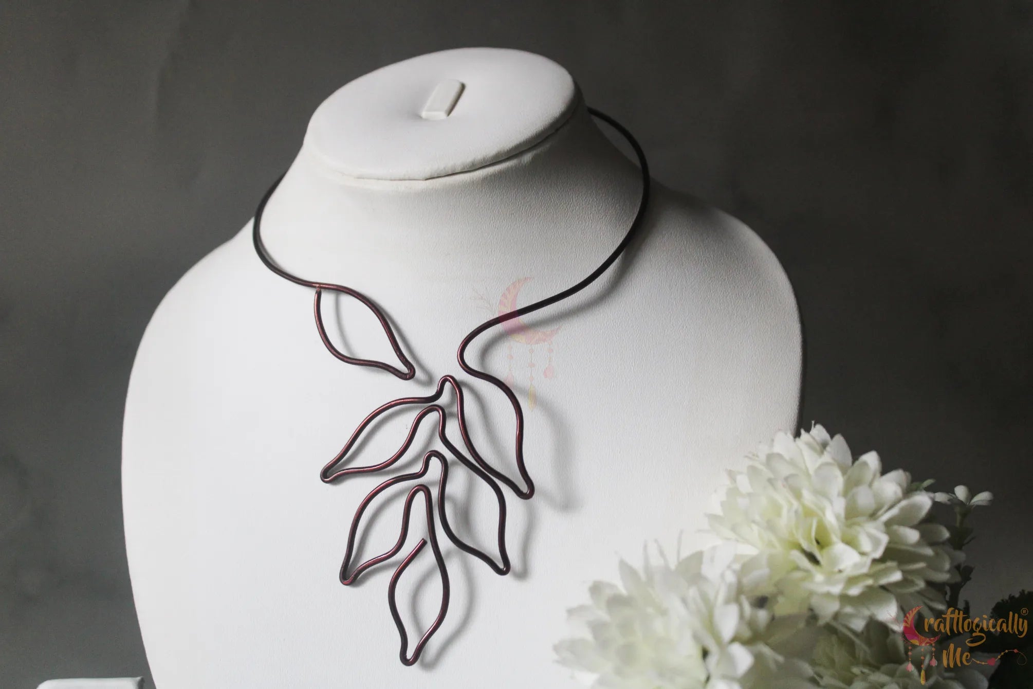 Leaf Wire Collar – Handmade Wire Jewelry