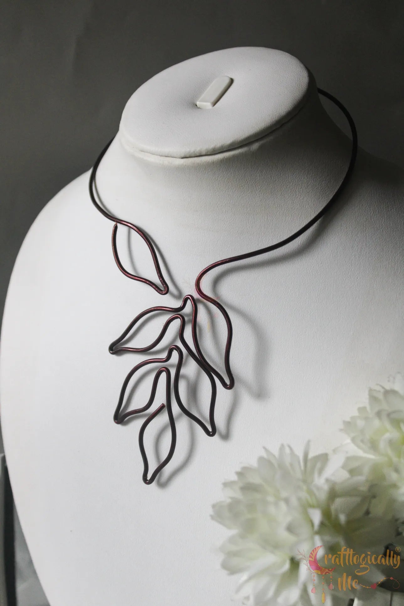 Leaf Wire Collar – Handmade Wire Jewelry