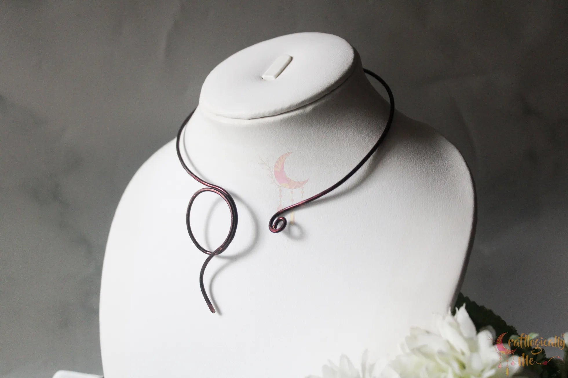 Curly Wire Collar – Handmade Wire Jewelry