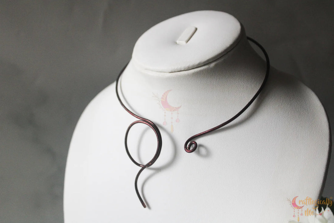 Curly Wire Collar – Handmade Wire Jewelry
