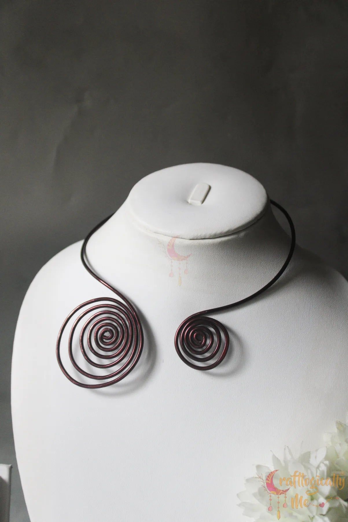 Swirly Wire Collar – Handmade Wire Jewelry