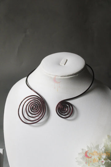 Swirly Wire Collar – Handmade Wire Jewelry