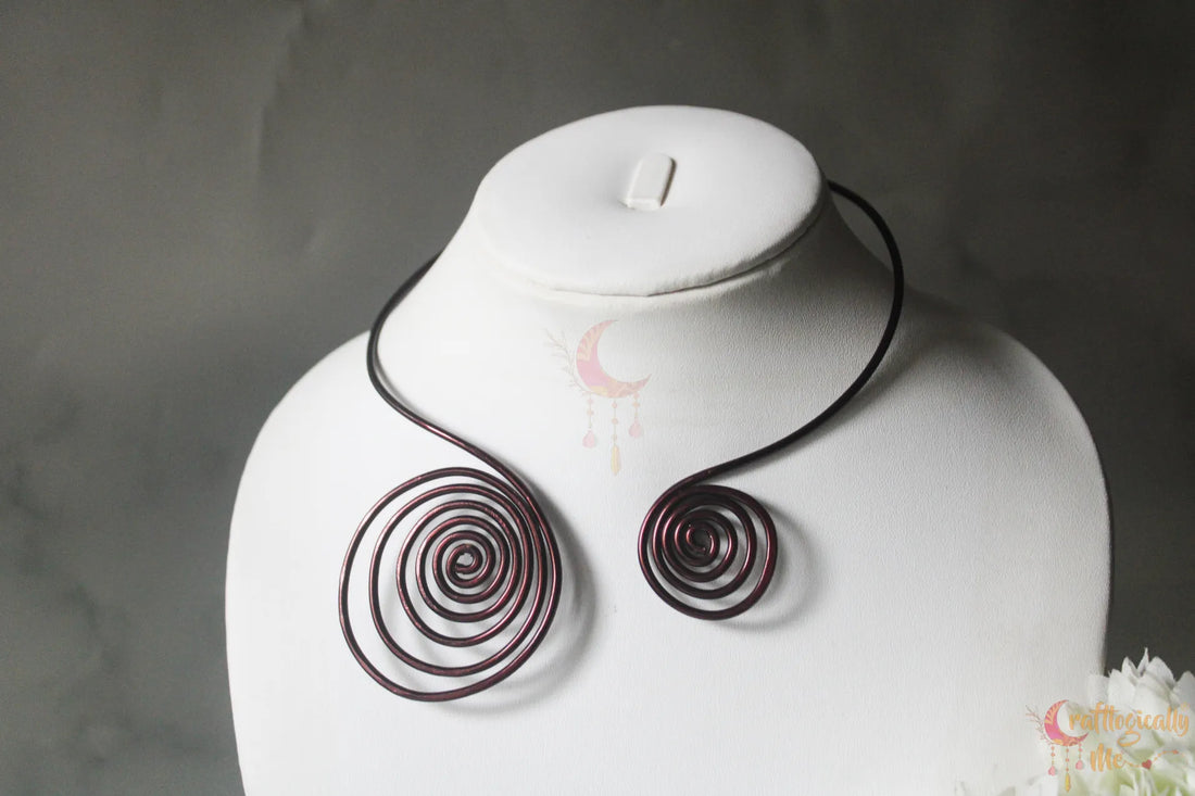 Swirly Wire Collar – Handmade Wire Jewelry