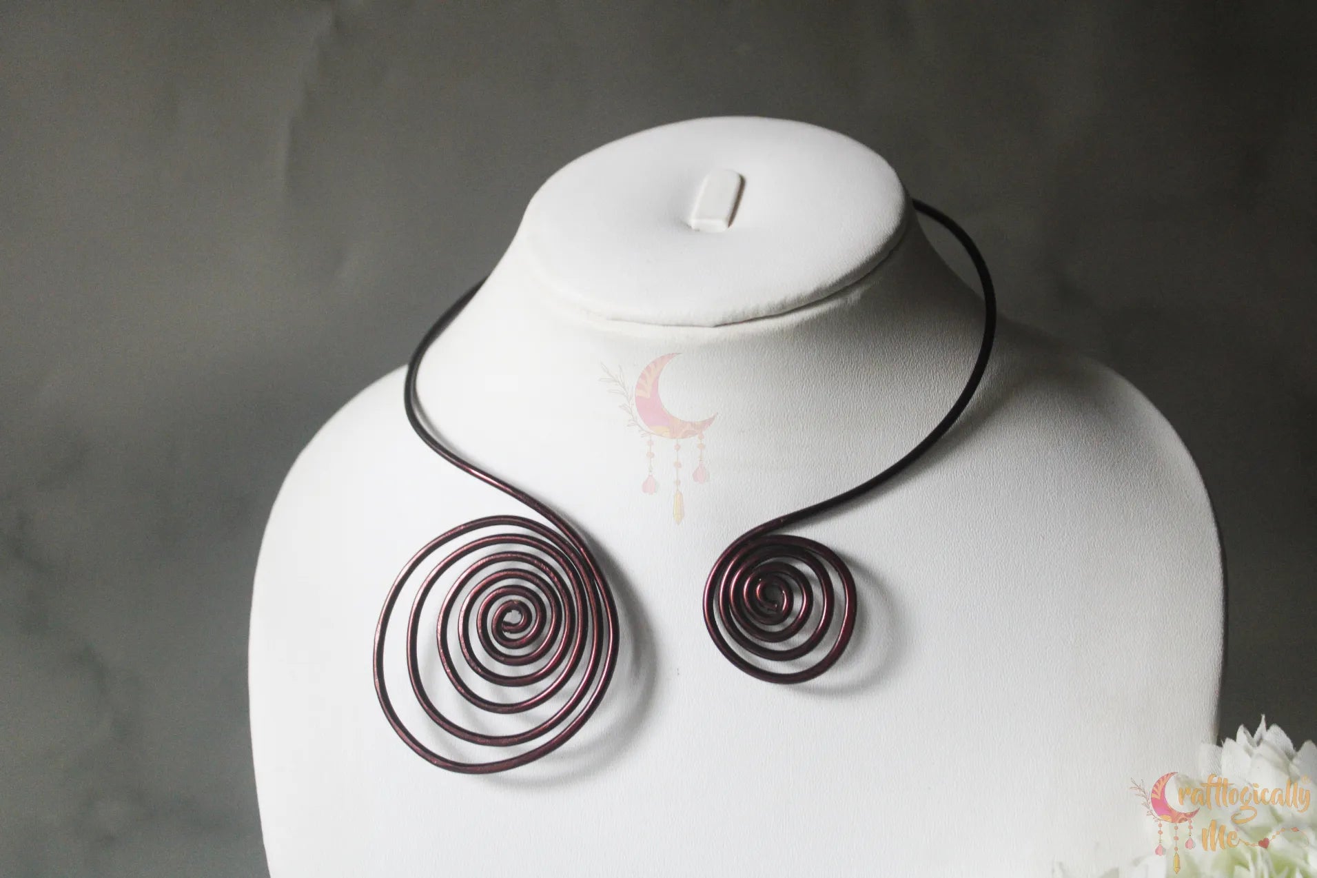 Swirly Wire Collar – Handmade Wire Jewelry