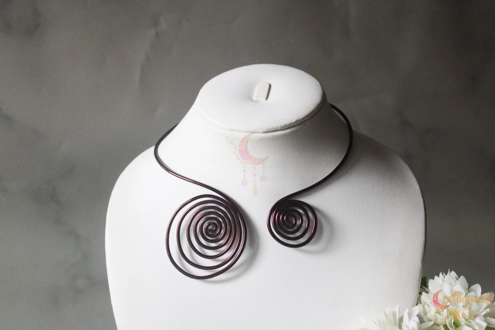 Swirly Wire Collar – Handmade Wire Jewelry