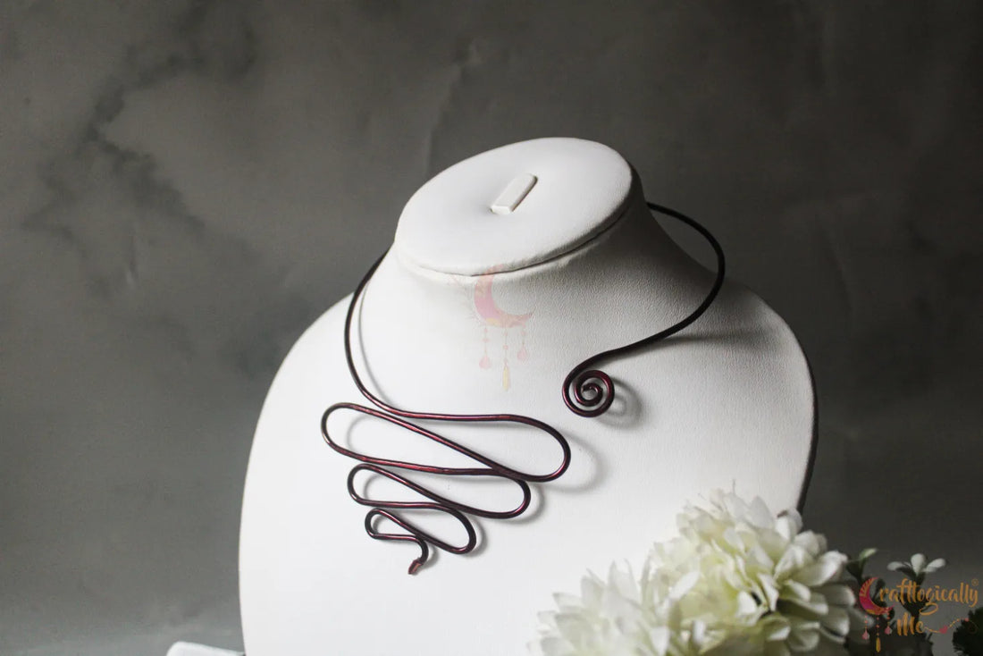Zigzag Wire Collar – Handmade Wire Jewelry