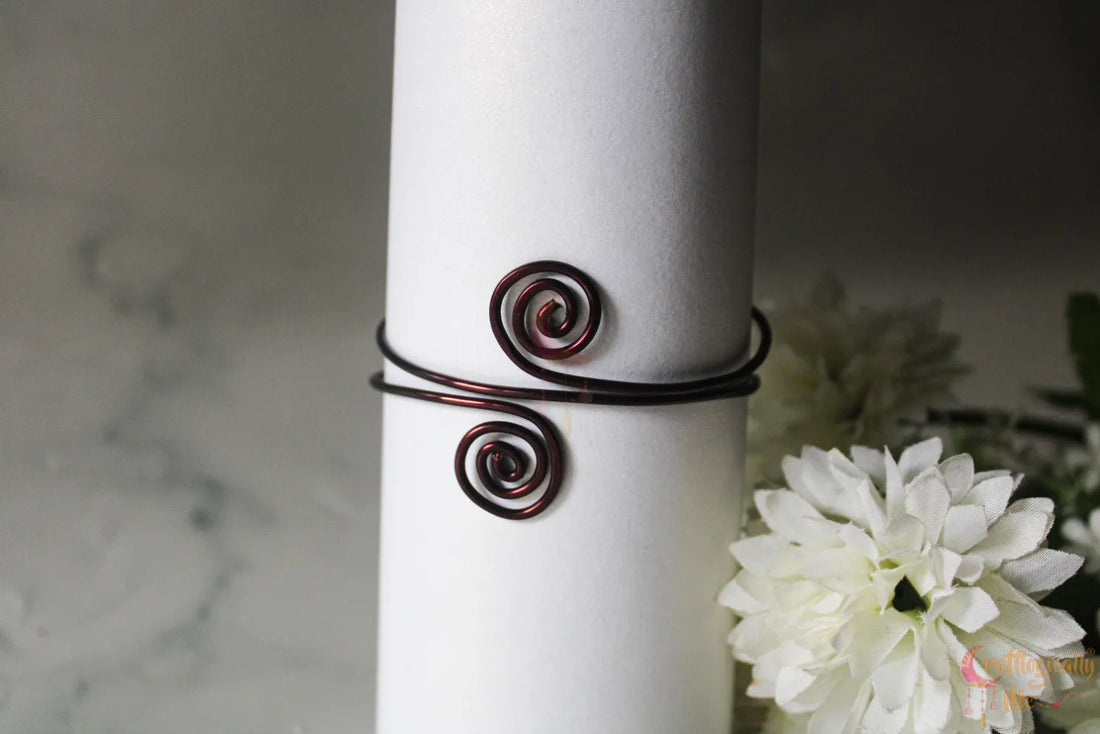Swirly Bracelet Cuff – Handmade Wire Jewelry