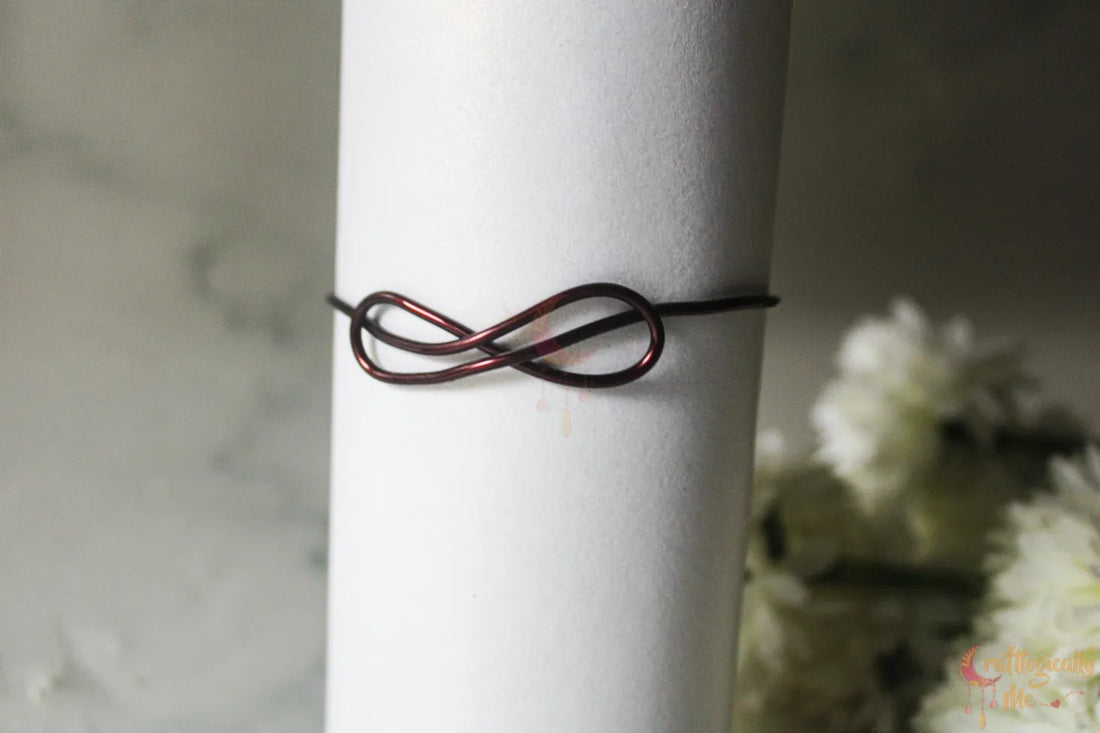 Infinity Bracelet Cuff – Handmade Wire Jewelry