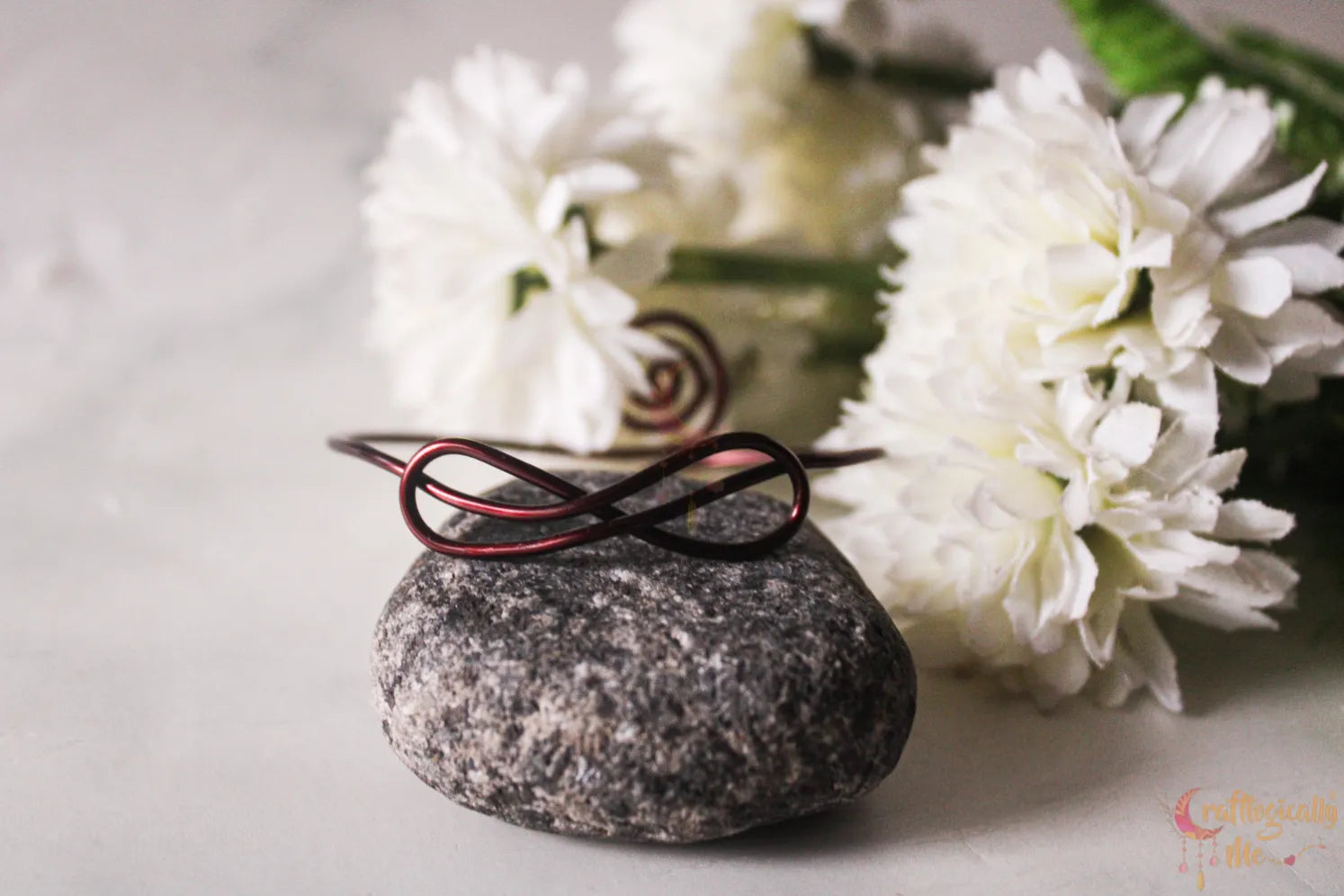 Infinity Bracelet Cuff – Handmade Wire Jewelry