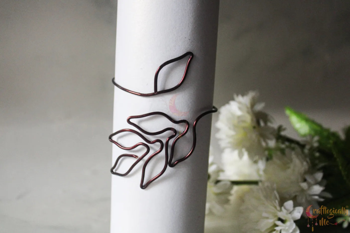 Leaf Bracelet Cuff – Handmade Wire Jewelry