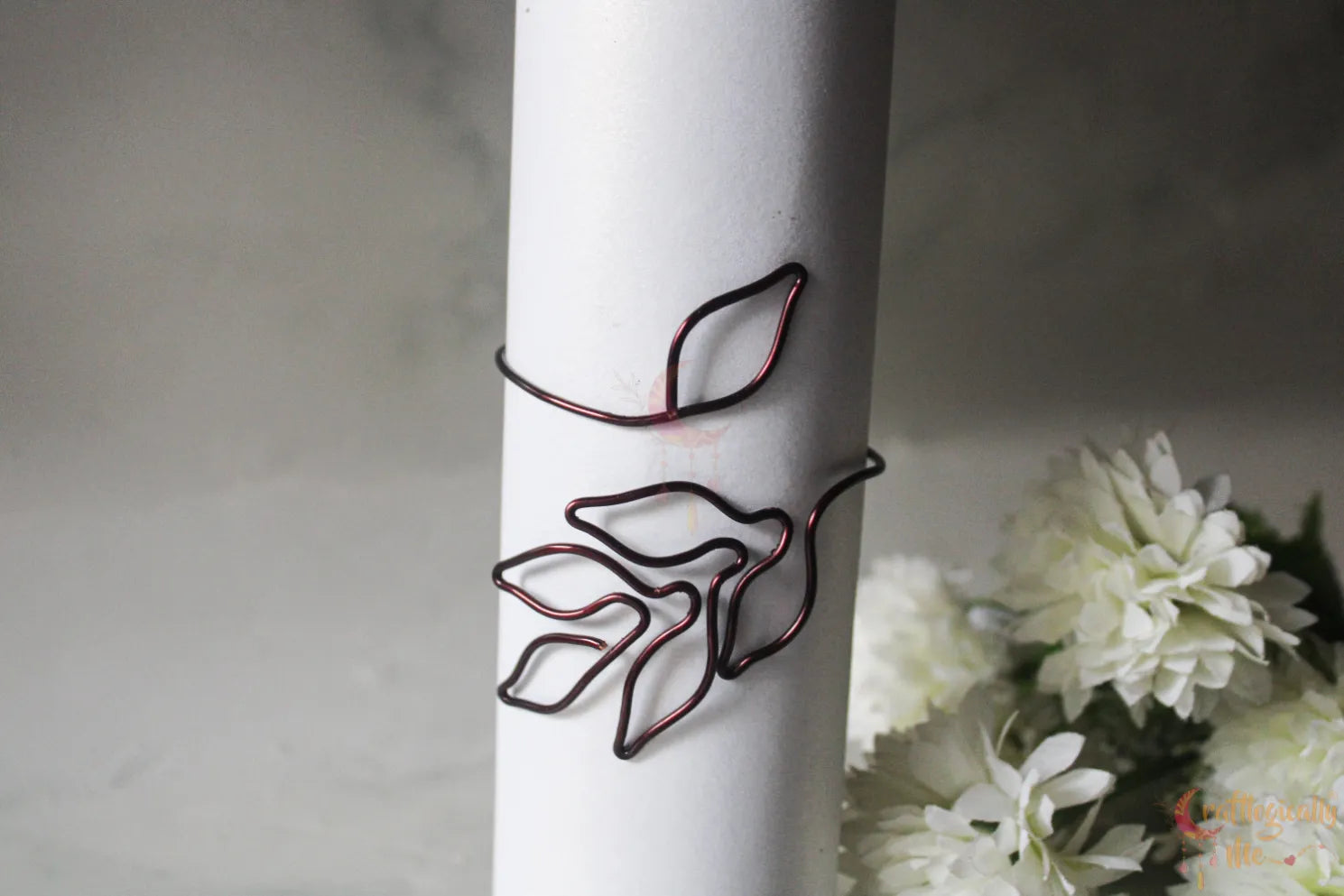 Leaf Bracelet Cuff – Handmade Wire Jewelry