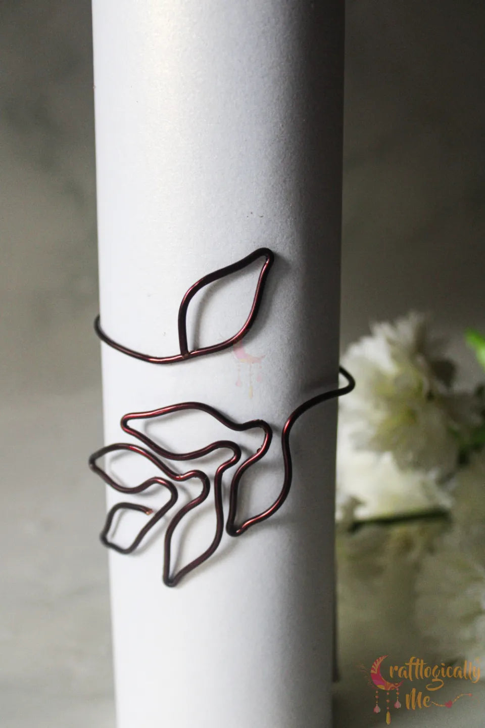 Leaf Bracelet Cuff – Handmade Wire Jewelry