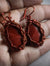 Red Jasper Gemstone Earrings – Handmade Wire Wrapped Jewelry