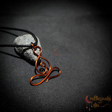 Yogic Pose Pendant – Handmade Wire Art Jewelry for Yoga Lovers