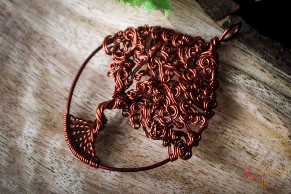 Swirly Tree Of Life Pendant