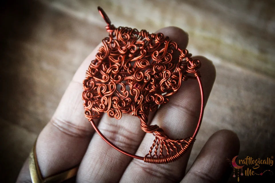 Swirly Tree Of Life Pendant