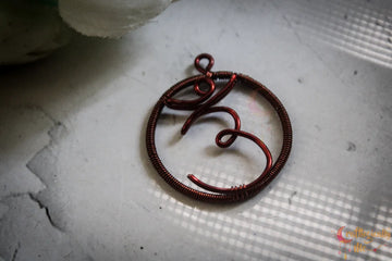 Third Eye Chakra Pendant – OM Symbol Handmade Meditation Jewelry