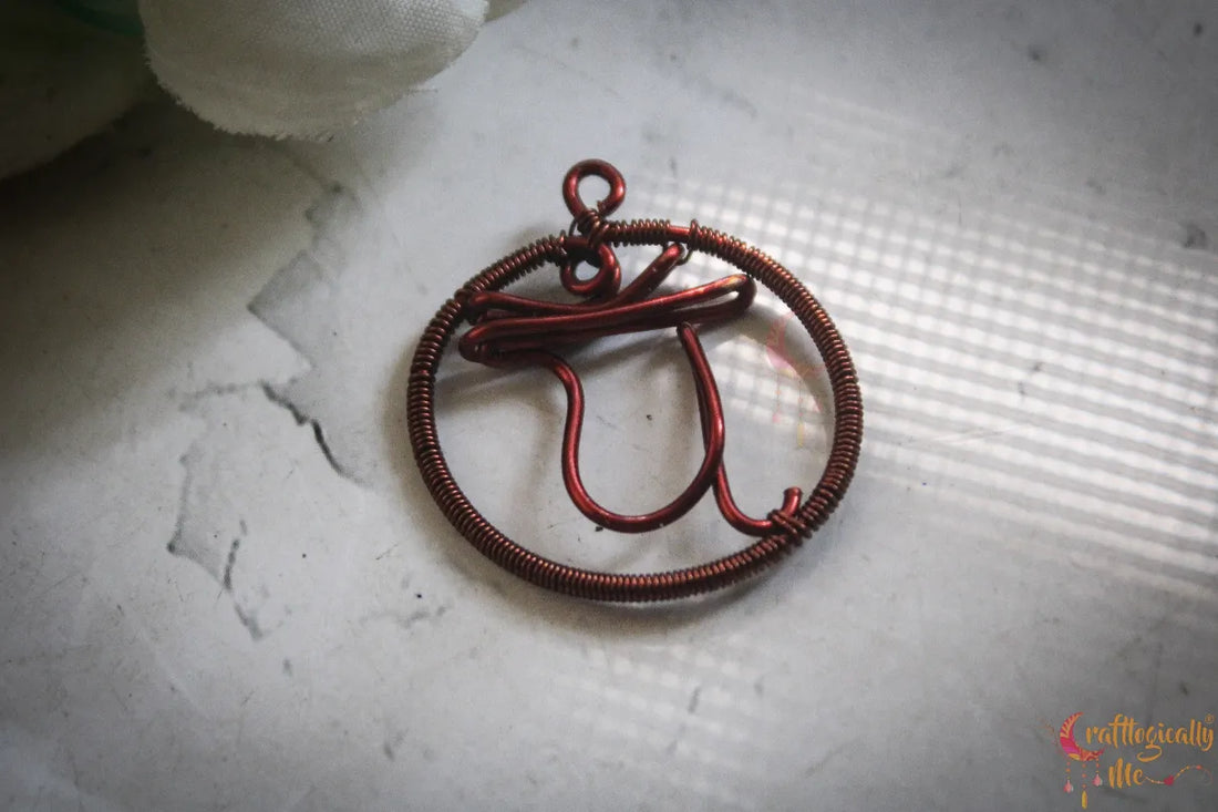 Heart Chakra Pendant – YAM Symbol Handmade Meditation Jewelry