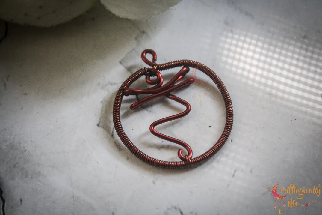 Solar Plexus Chakra Pendant – RAM Symbol Handmade Meditation Jewelry