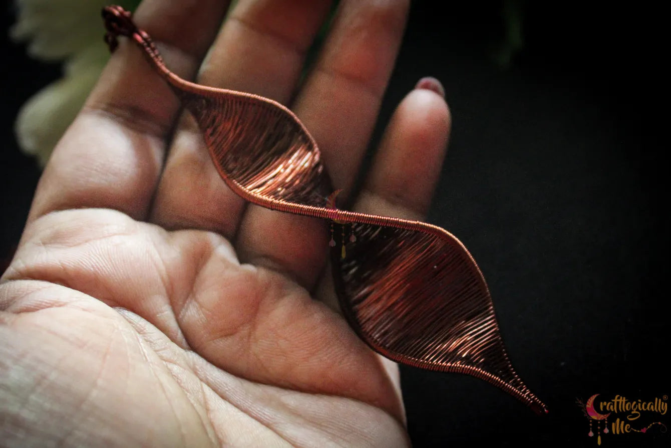 DNA Helix Pendant – Handmade Twisted Wire Art Jewelry