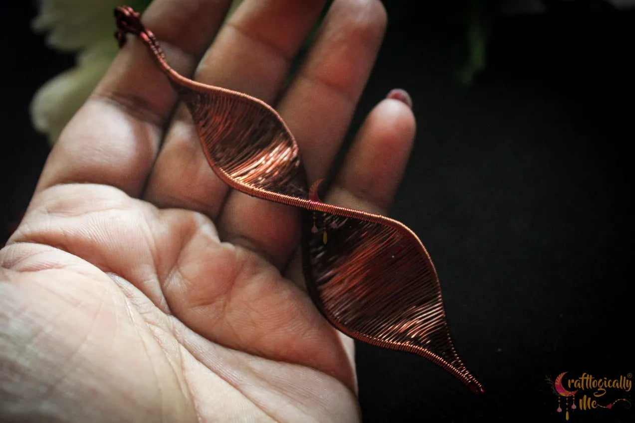 DNA Helix Pendant – Handmade Twisted Wire Art Jewelry