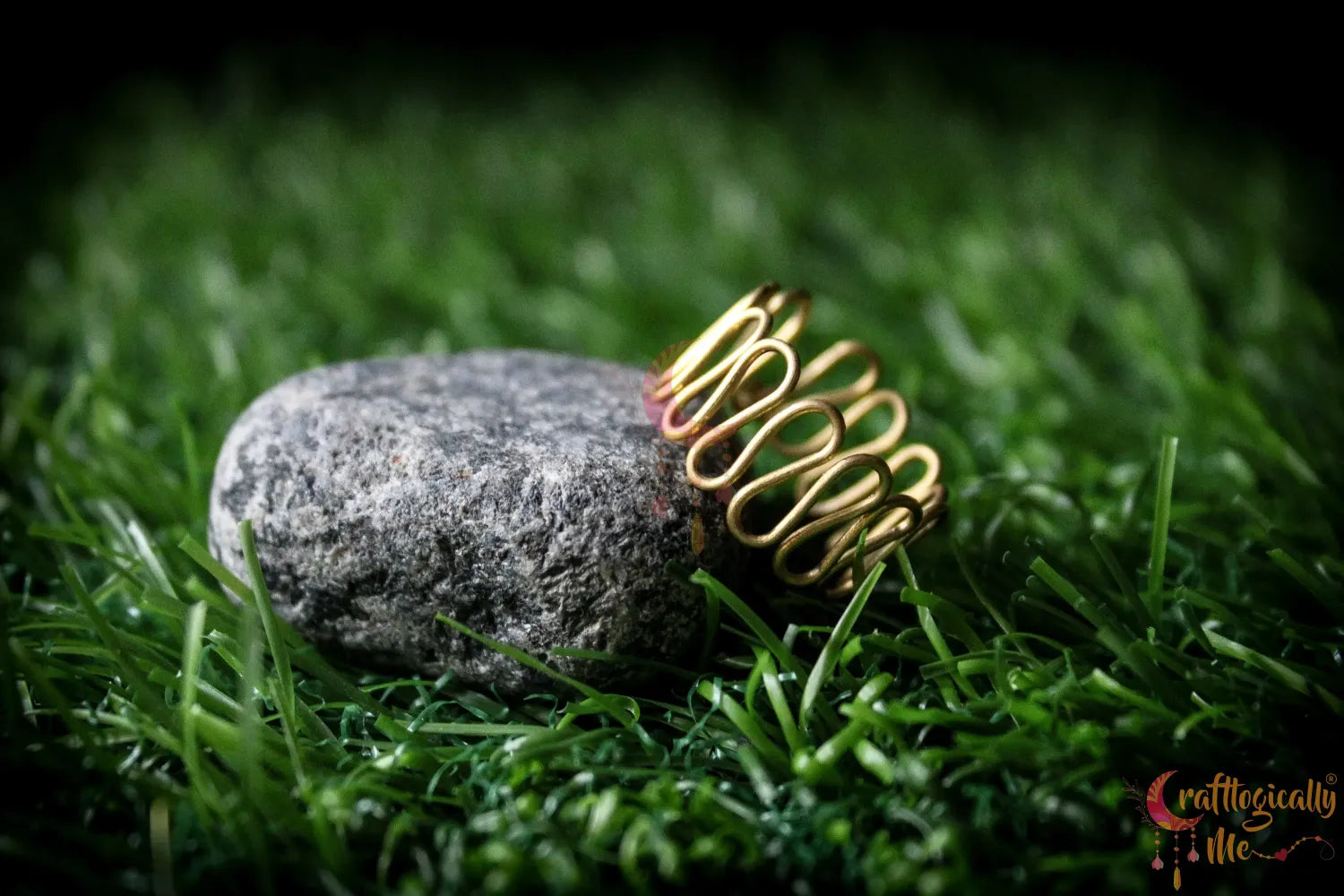 Squiggly Adjustable Ring – Handmade Wire Wrapped Minimal Ring