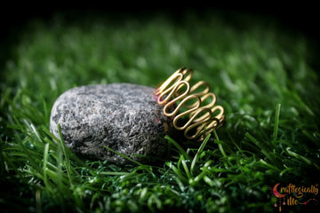 Squiggly Adjustable Ring – Handmade Wire Wrapped Minimal Ring
