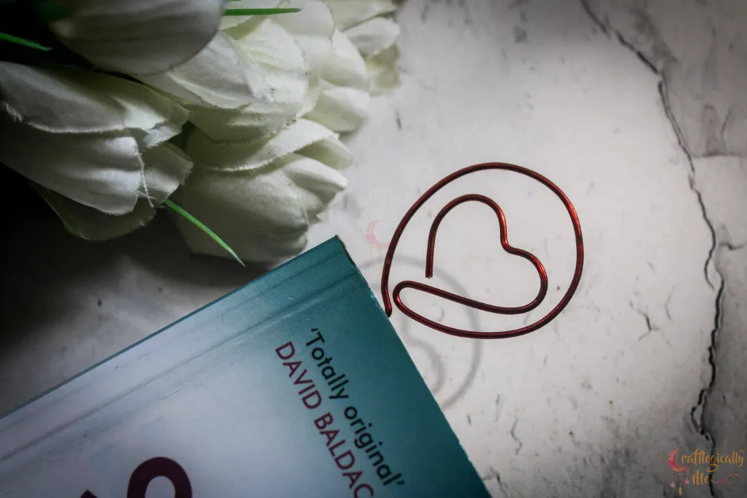 Heart Balloon Bookmark – Handmade Wire Art Bookmark