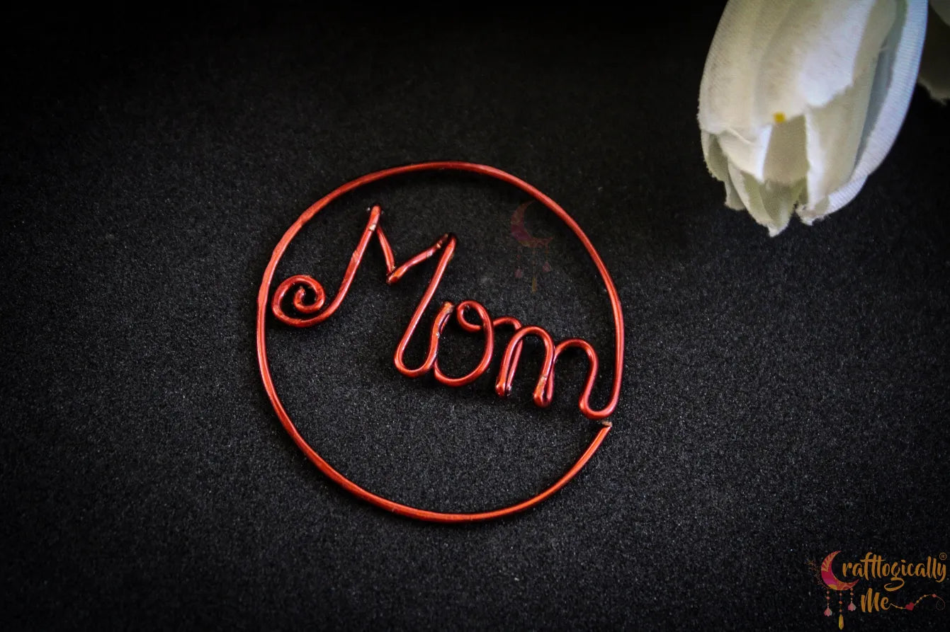 Mom Bookmark – Handmade Wire Art Bookmark for Mothers