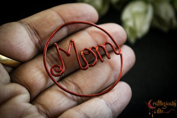 Mom Bookmark – Handmade Wire Art Bookmark for Mothers