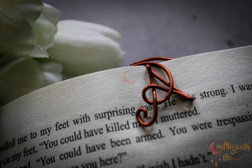 Wire Alphabet Circle bookmarks