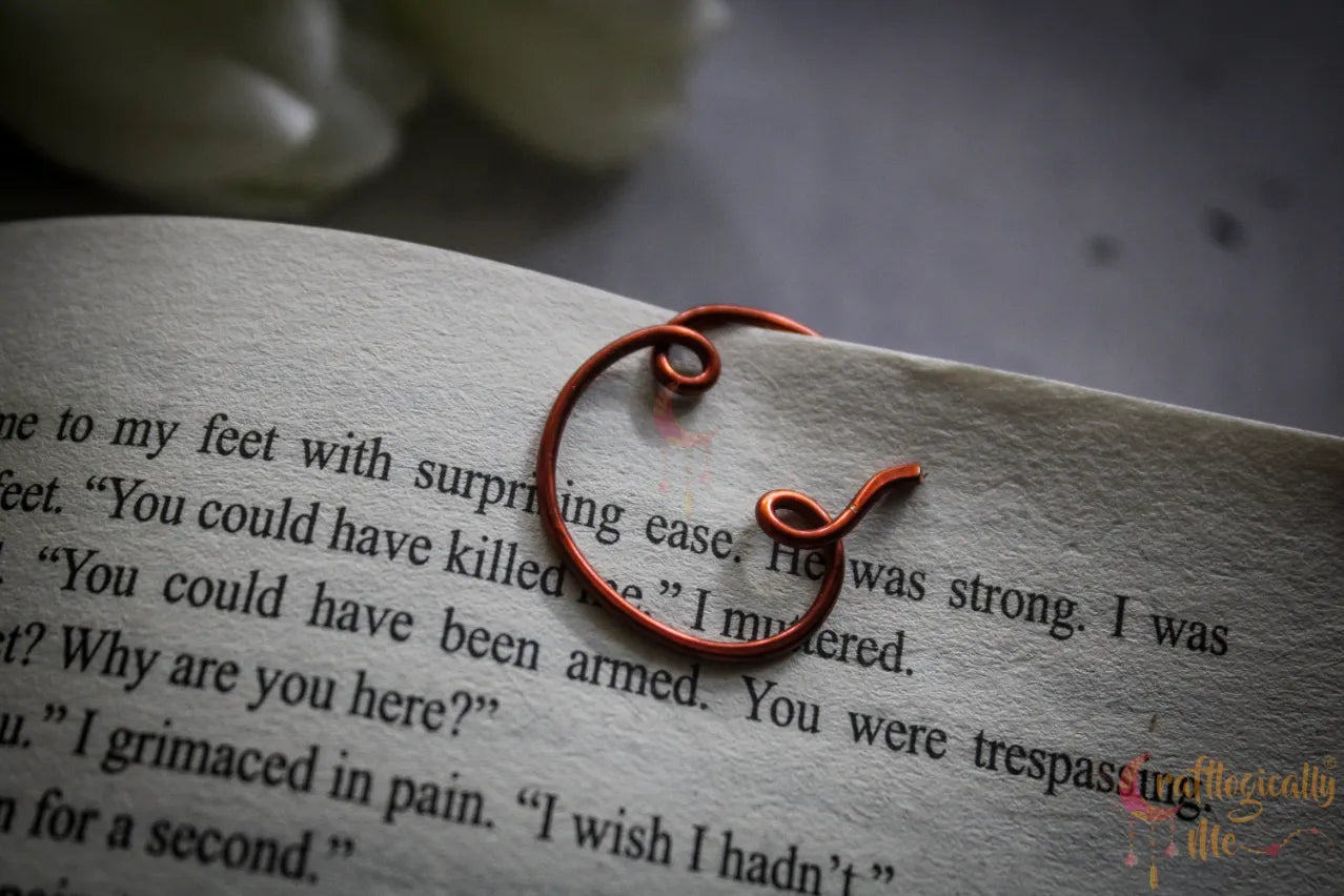 Wire Alphabet Circle bookmarks