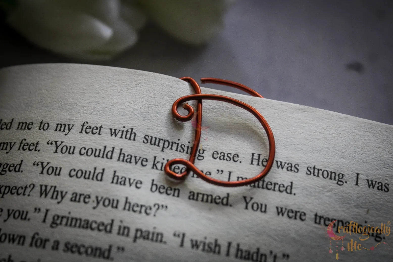 Wire Alphabet Circle bookmarks