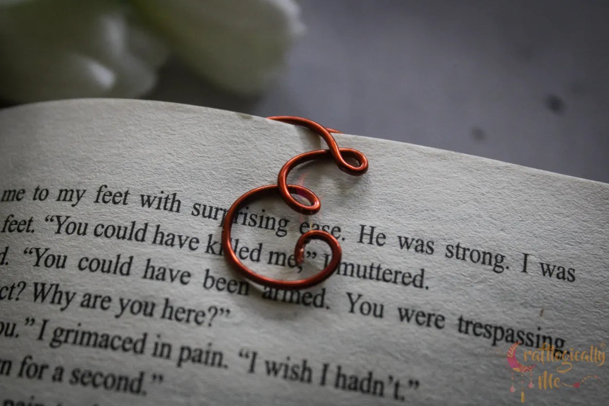 Wire Alphabet Circle bookmarks