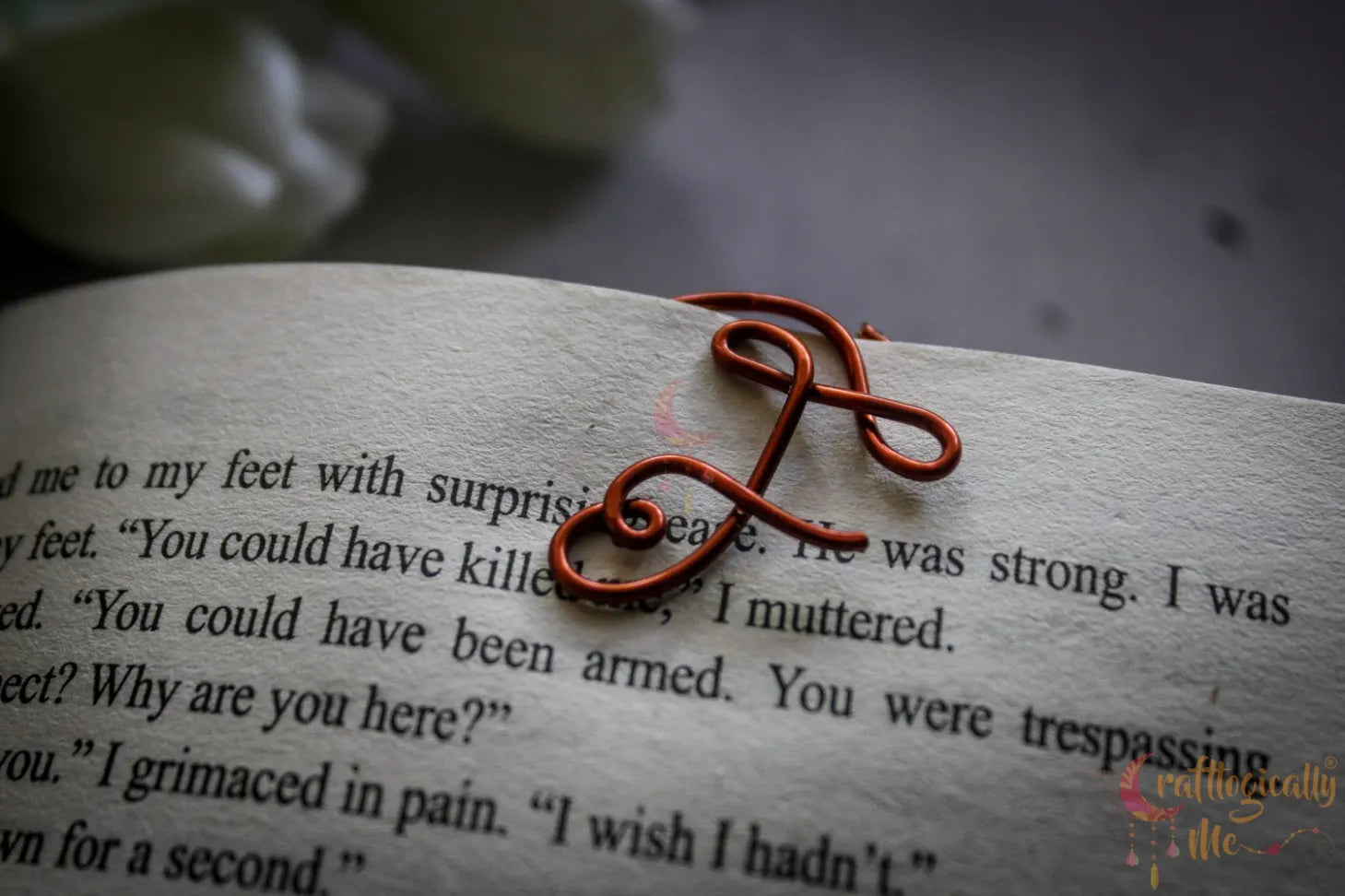 Wire Alphabet Circle bookmarks