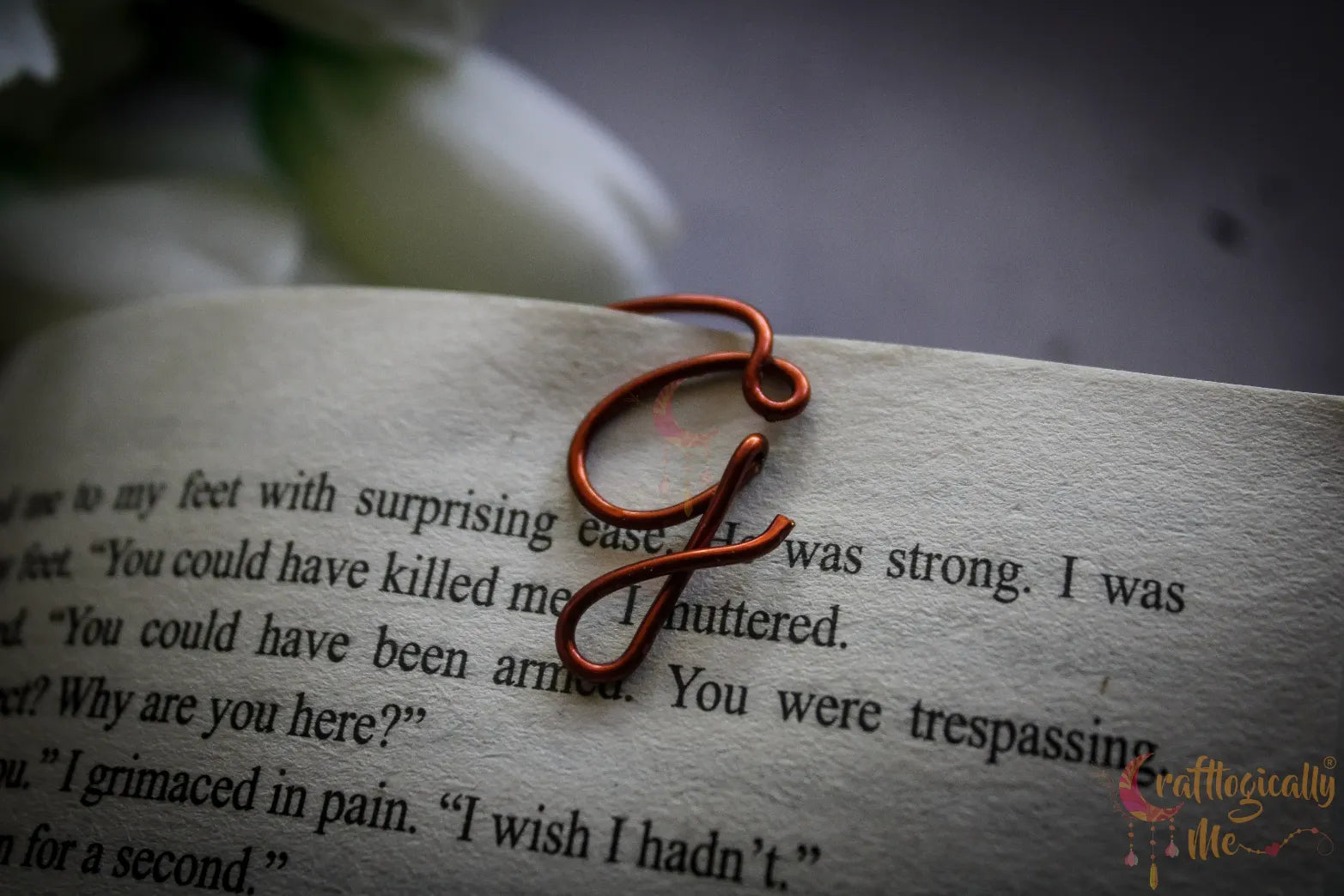 Wire Alphabet Circle bookmarks