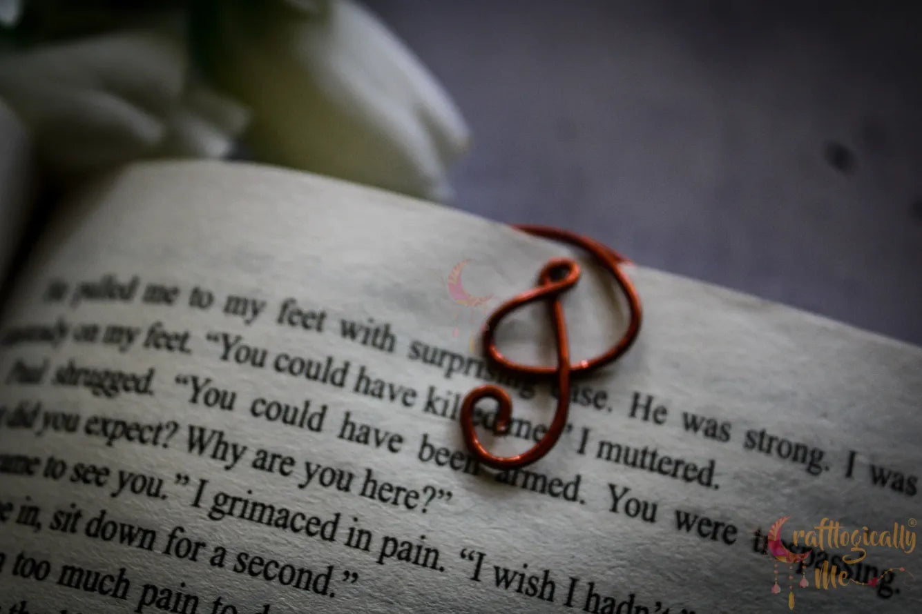 Wire Alphabet Circle bookmarks