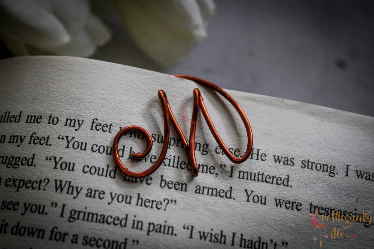 Wire Alphabet Circle bookmarks