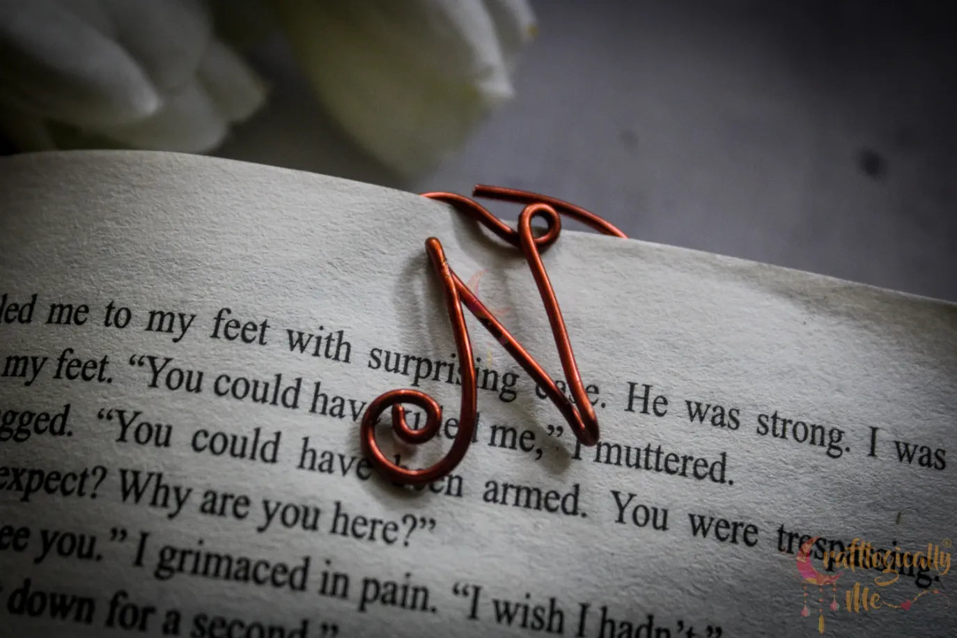 Wire Alphabet Circle bookmarks