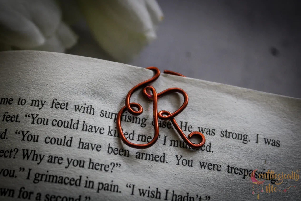 Wire Alphabet Circle bookmarks