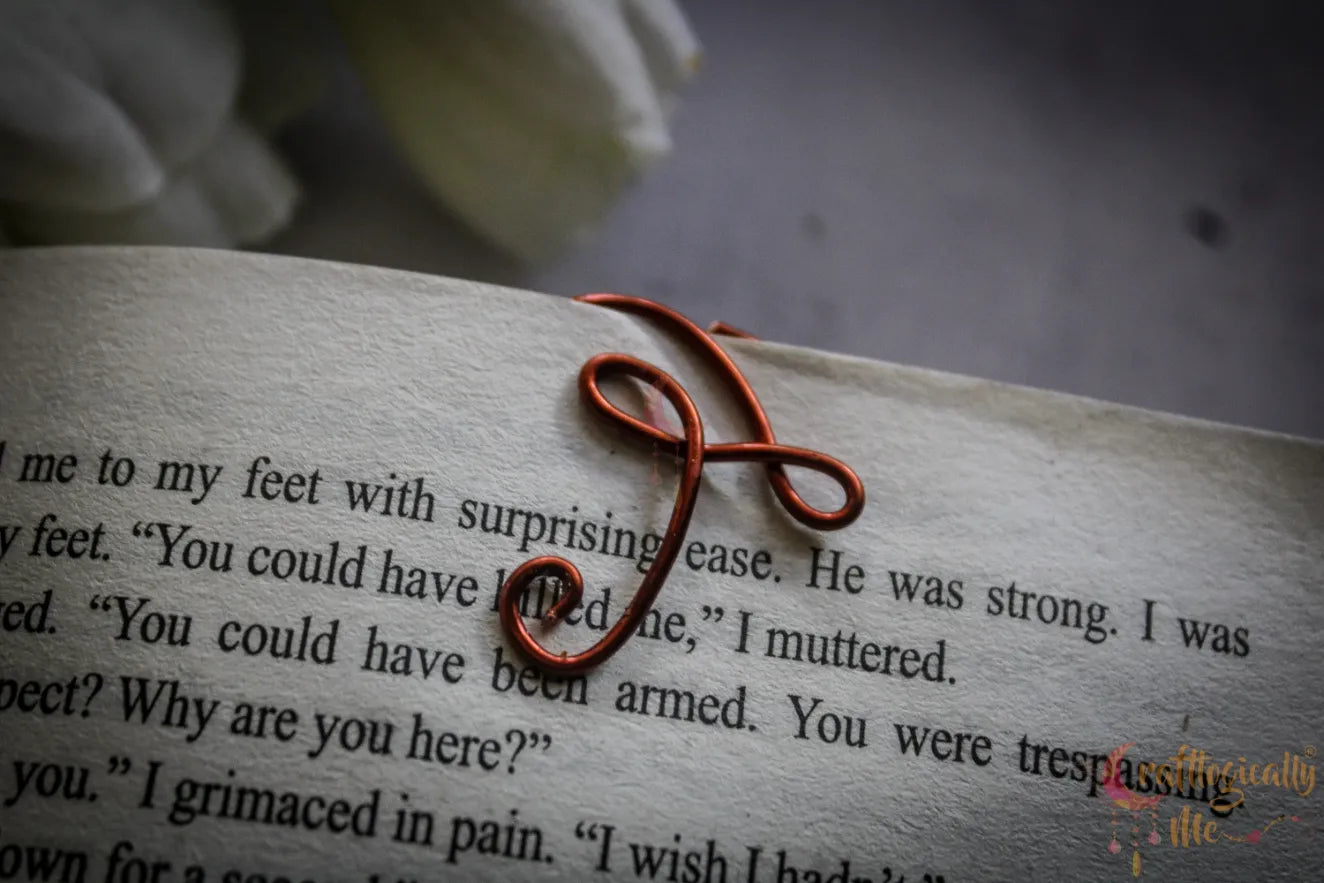Wire Alphabet Circle bookmarks