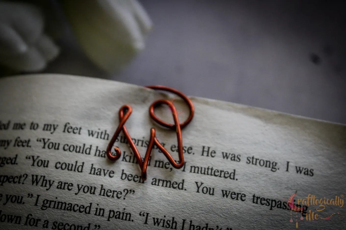 Wire Alphabet Circle bookmarks