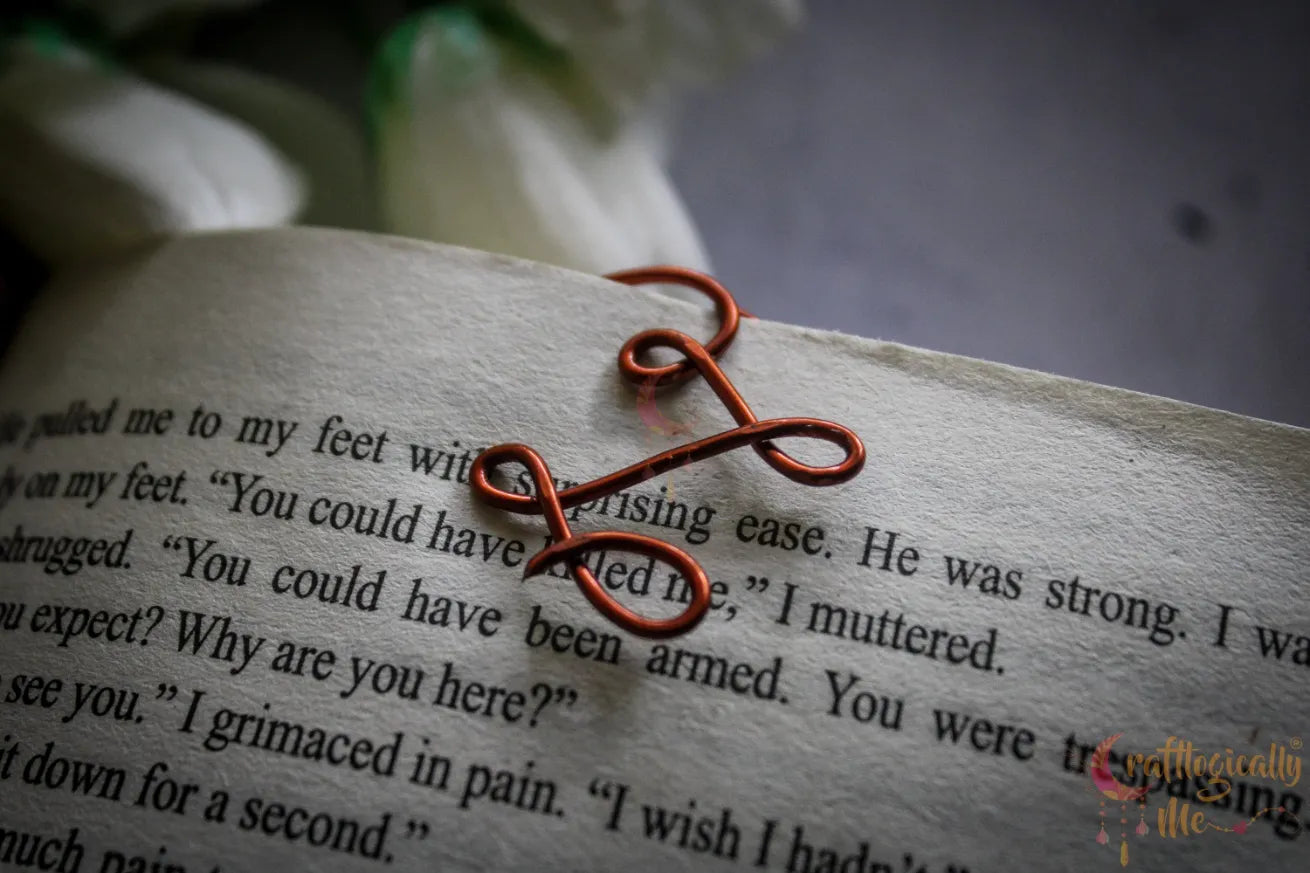 Wire Alphabet Circle bookmarks