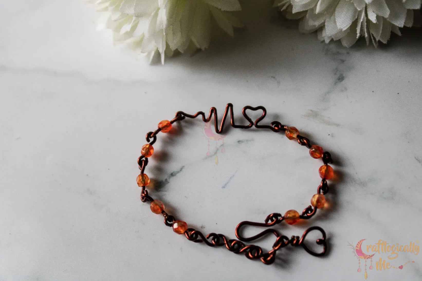 Heart Beat Bracelet – Handmade Wire Jewelry