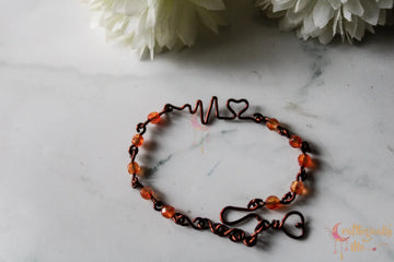 Heart Beat Bracelet – Handmade Wire Jewelry
