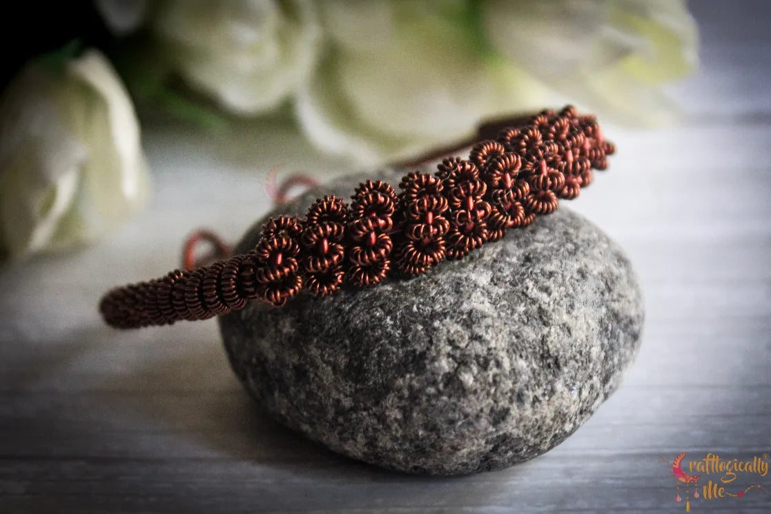Unisex Triple Coiled Bracelet – Handmade Wire Jewelry