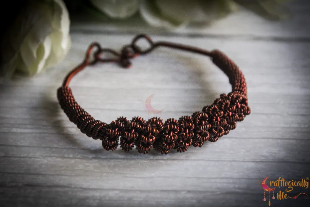 Unisex Triple Coiled Bracelet – Handmade Wire Jewelry