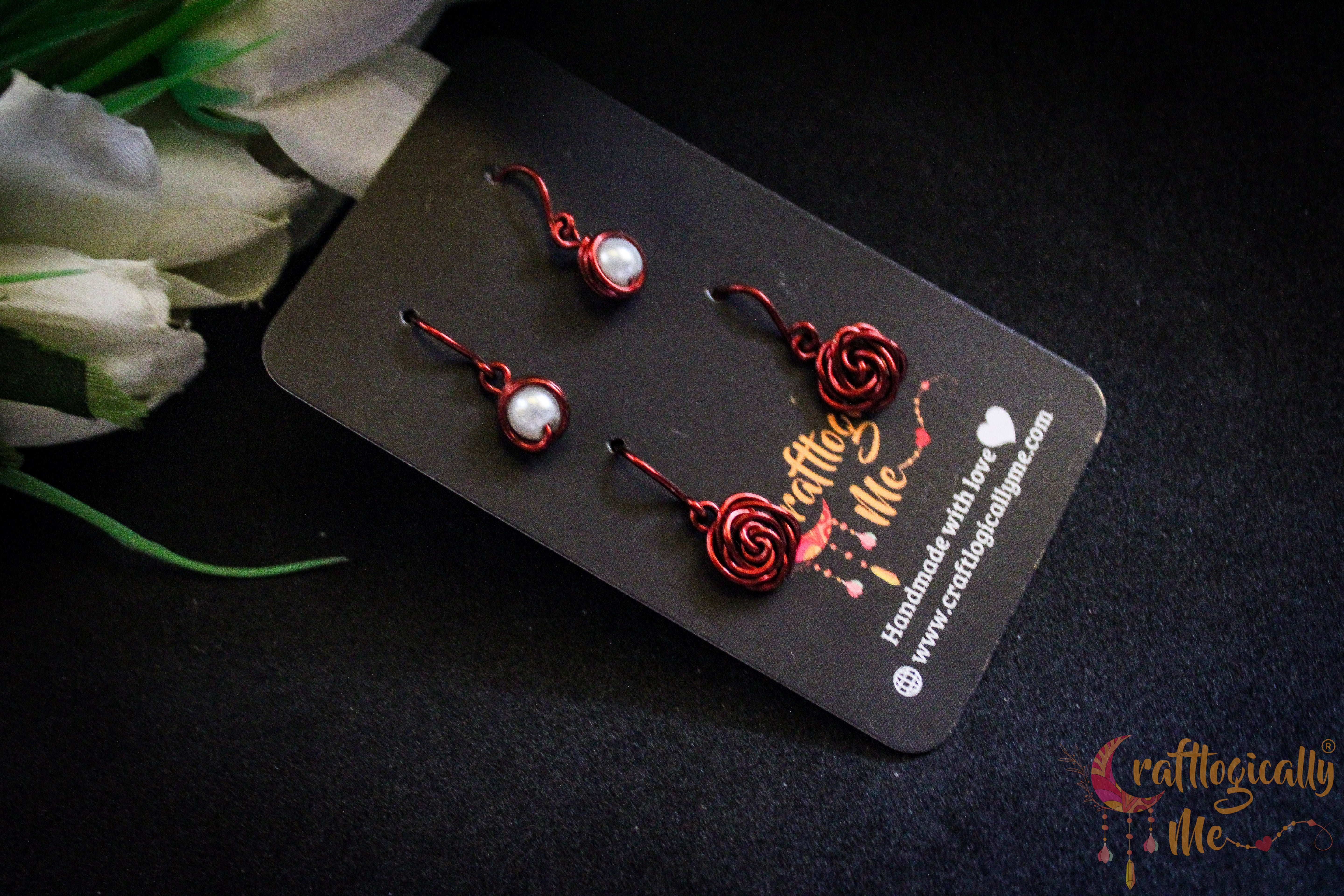 Minimalist Earrings Combo – Handmade Anti-Tarnish Copper Jewelry